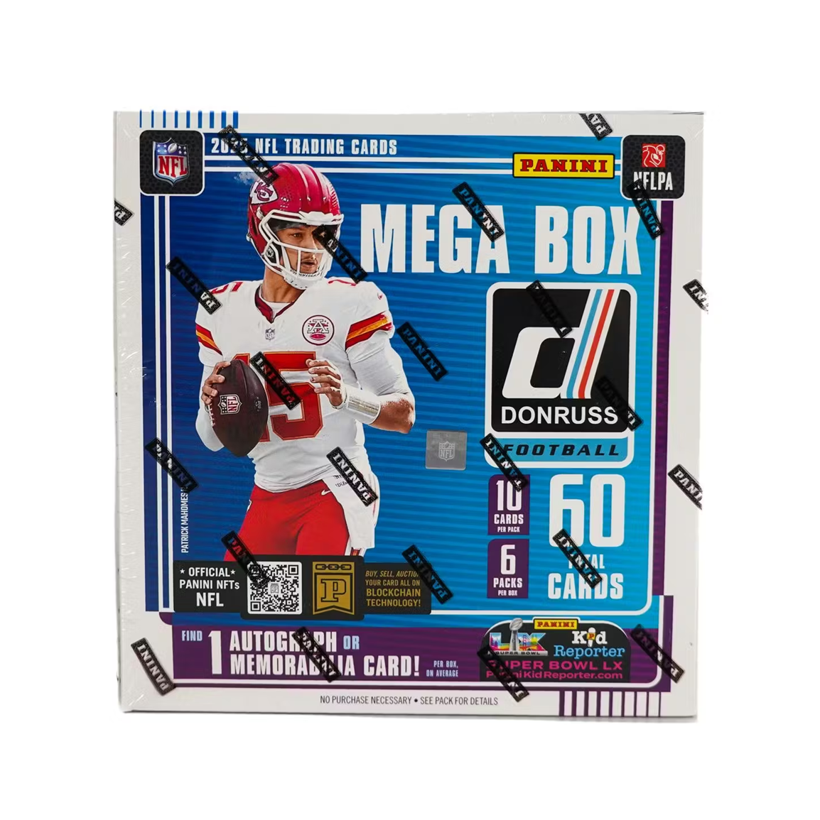 2025 Panini Donruss Football Mega Box (Red Wave)