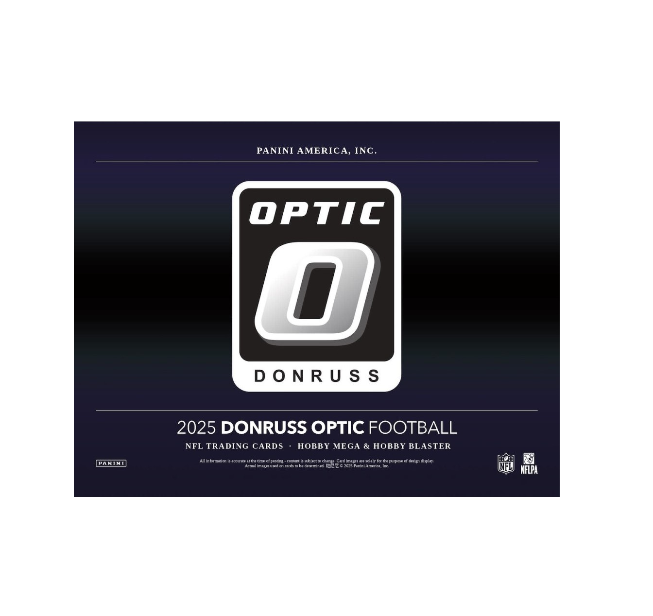 2025 Panini Donruss Optic Football Hobby Blaster Box (Blue Scope Parallels!)
