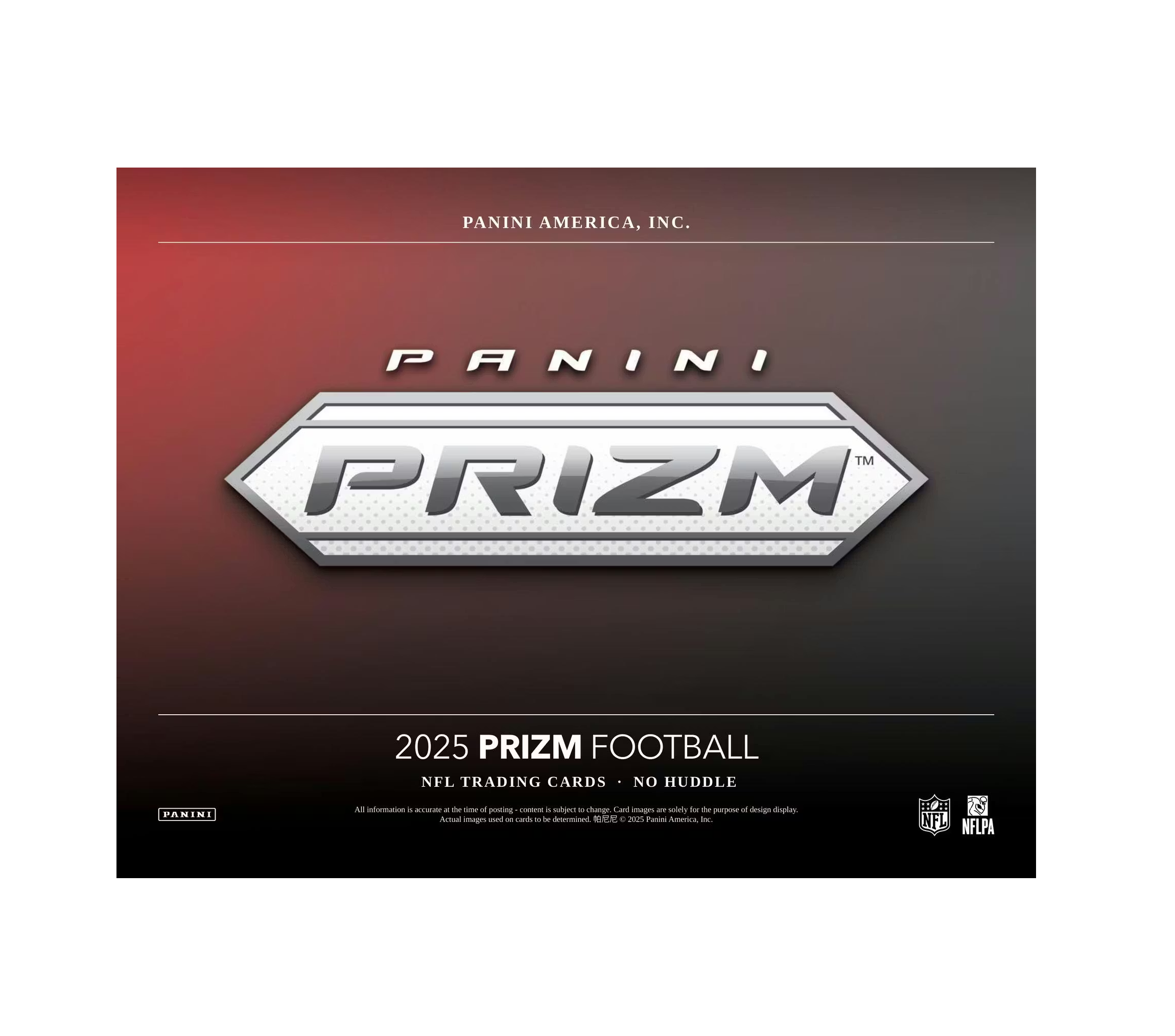 2025 Panini Prizm Football No Huddle Box