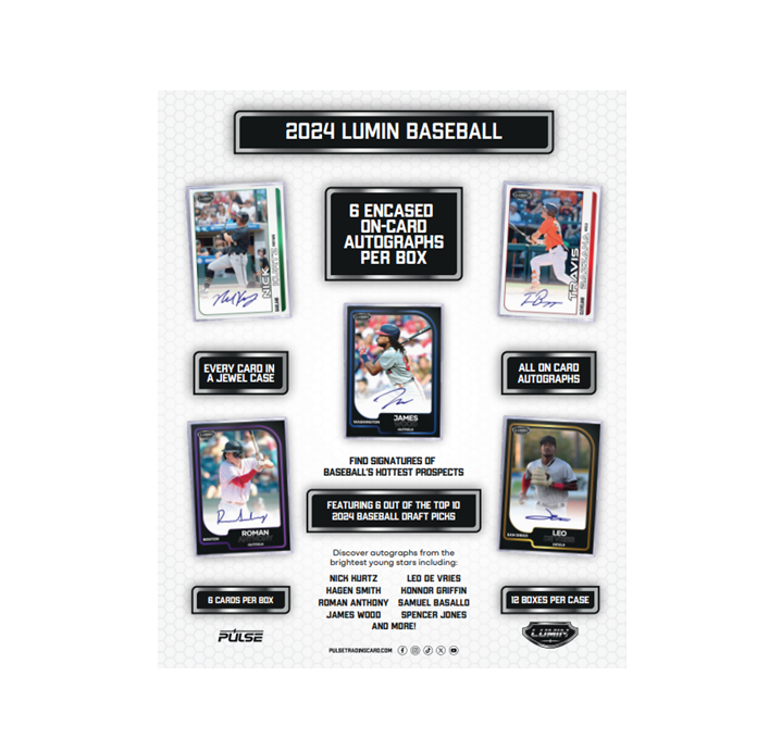 2025 Pulse Lumin Baseball Hobby Box