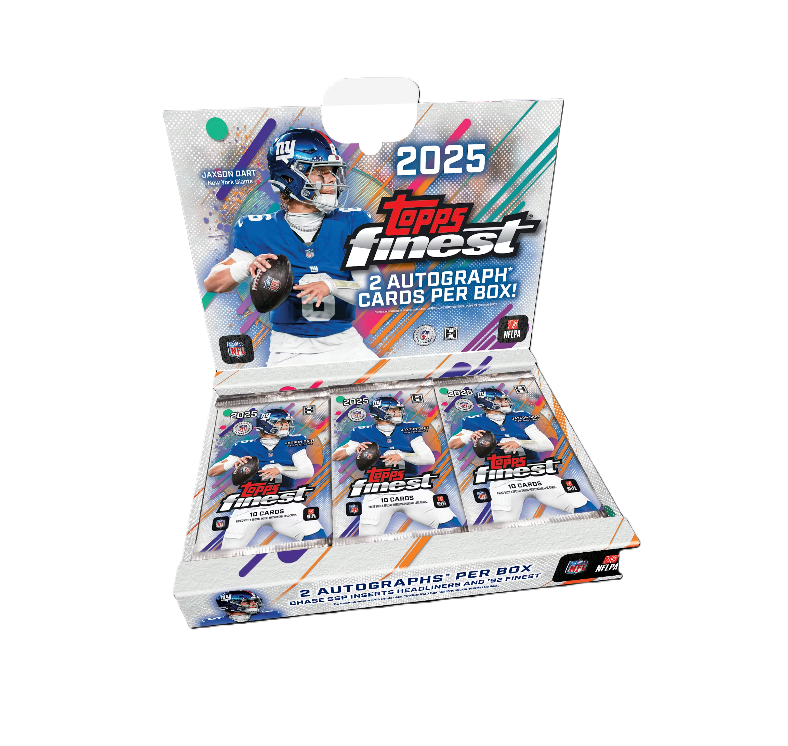 2025 Topps Finest Football Hobby 8-Box Case