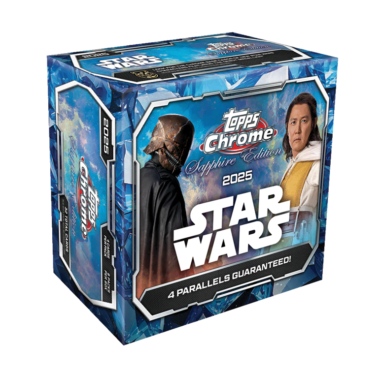2025 Topps Star Wars Chrome Sapphire Edition Box