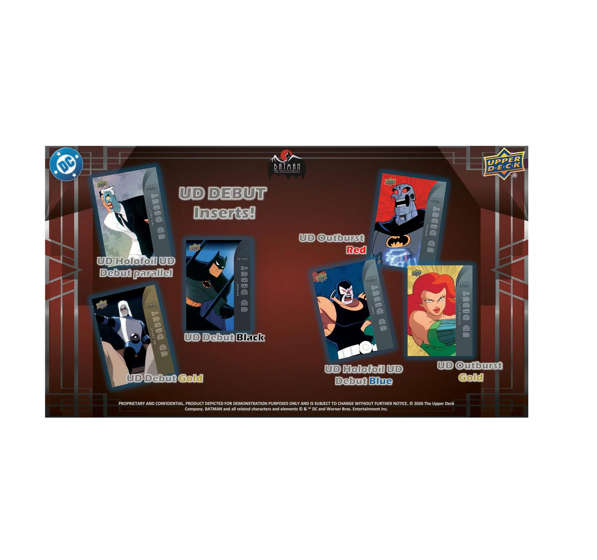 2025 Upper Deck Batman The Animated Series Hobby Box – The Awesome