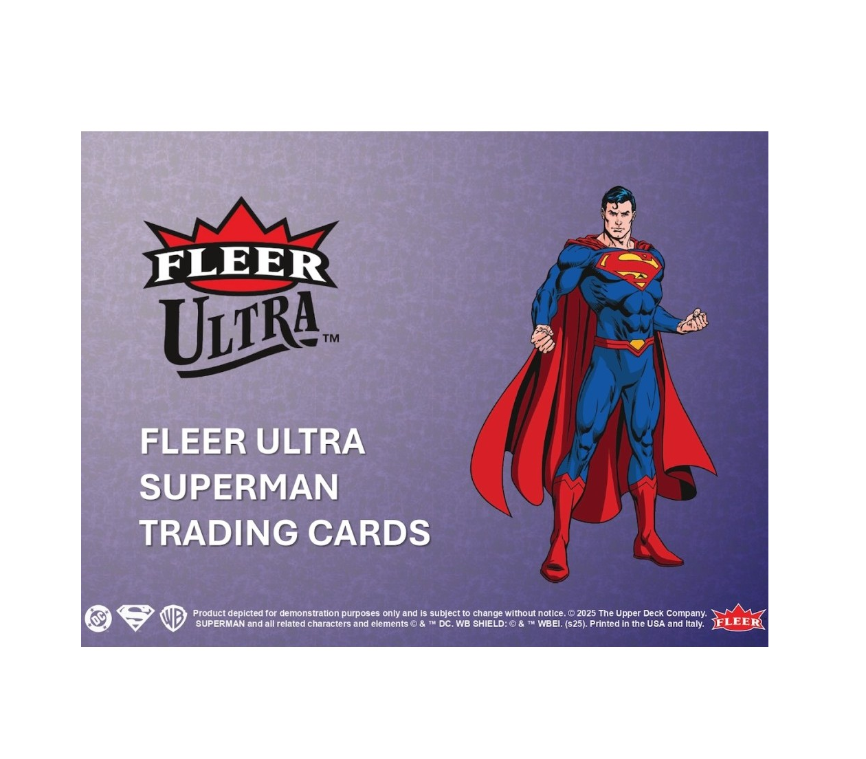 2025 Upper Deck Fleer Ultra Superman Hobby 12-Box Case