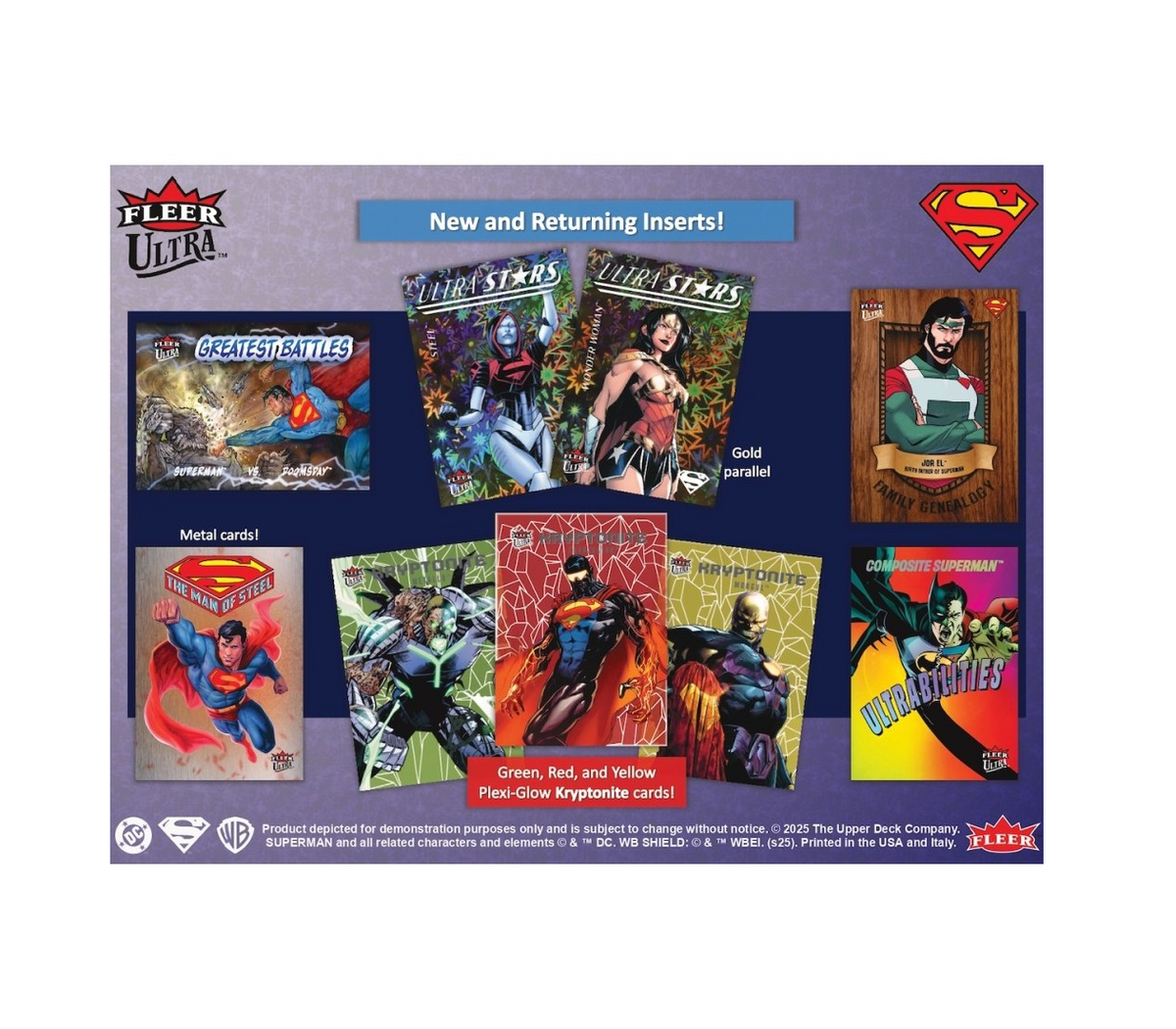 2025 Upper Deck Fleer Ultra Superman Hobby Box – The Awesome Card Shop