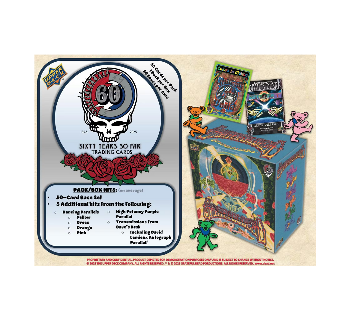 2025 Upper Deck Grateful Dead 60 Years So Far Retail Box – The