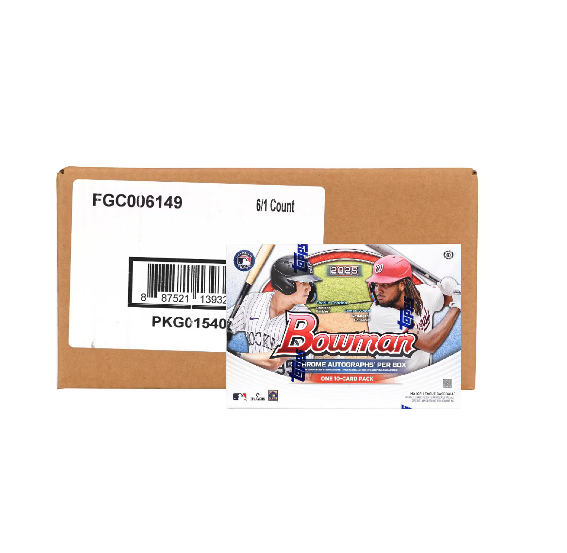 2025 Bowman Baseball HTA Choice 6-Box Case
