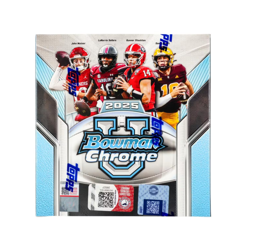 2025 Bowman Chrome University Football Mega Box