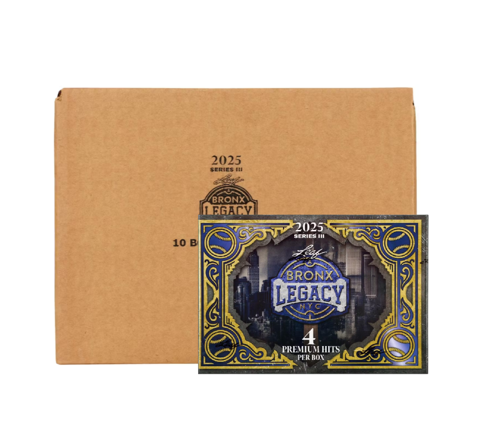 2025 Leaf A Bronx Legacy Baseball Hobby 10-Box Case