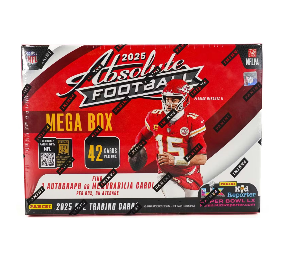 2025 Panini Absolute Football Hobby Mega Box