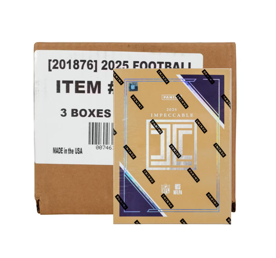 2025 Panini Impeccable Football Hobby 3-Box Case