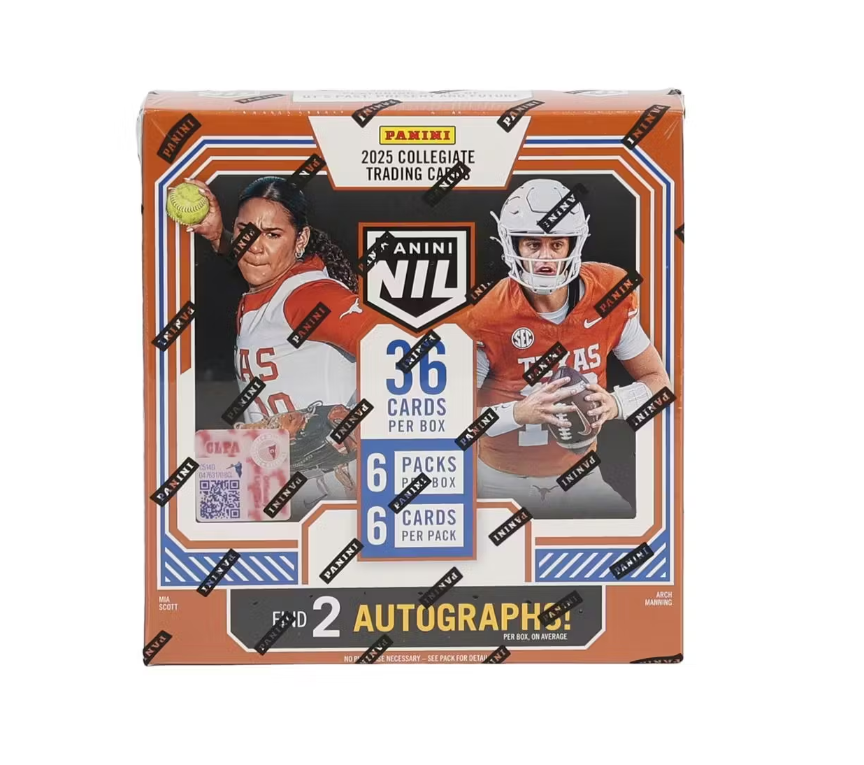2025 Panini NIL Texas Longhorns Hobby Box