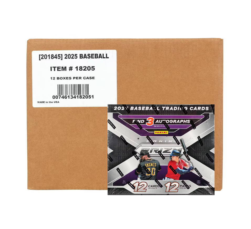 2025 Panini Prizm Baseball Hobby 12-Box Case