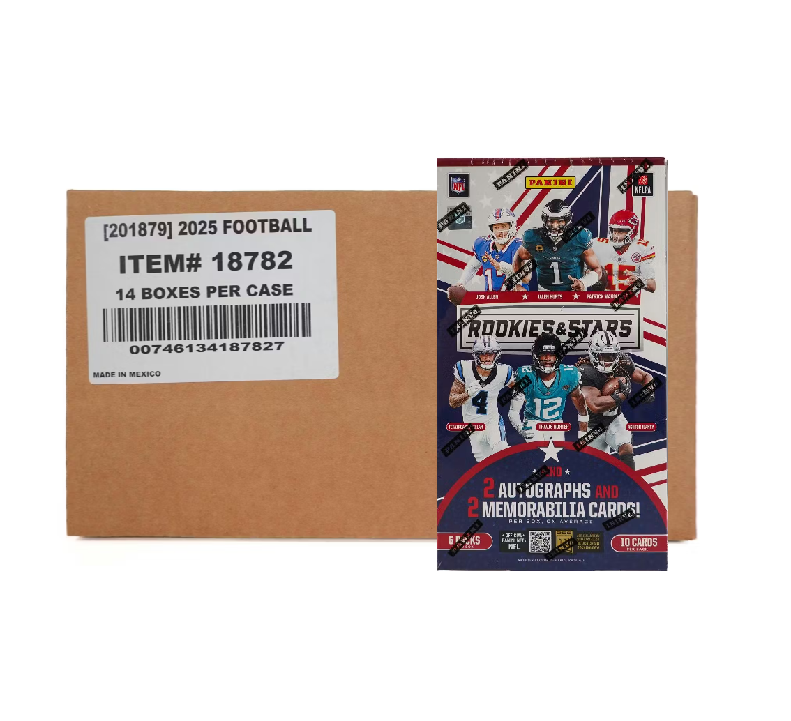 2025 Panini Rookies & Stars Football Hobby 14-Box Case
