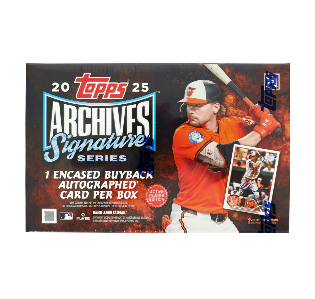 2025 Topps Archives Signature Series Active Player Edition Baseball Hobby Box