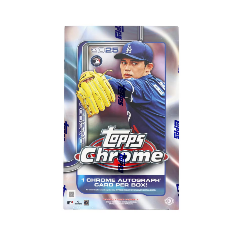 2025 Topps Chrome Baseball Hobby Box