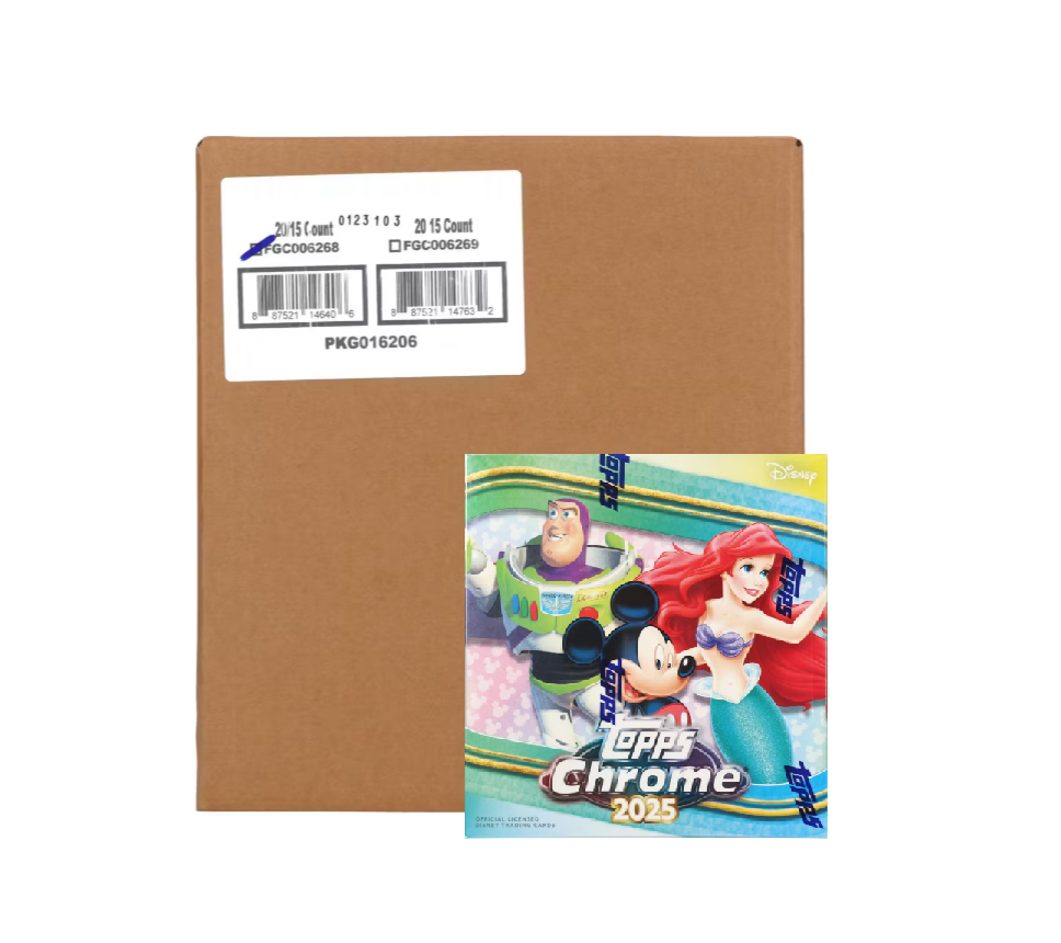 2025 Topps Chrome Disney Mega 20-Box Case