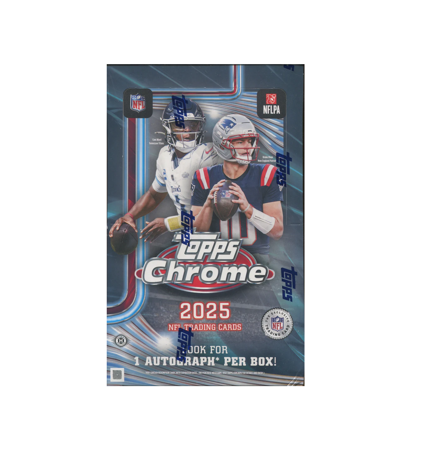 2025 Topps Chrome Football Hobby Box