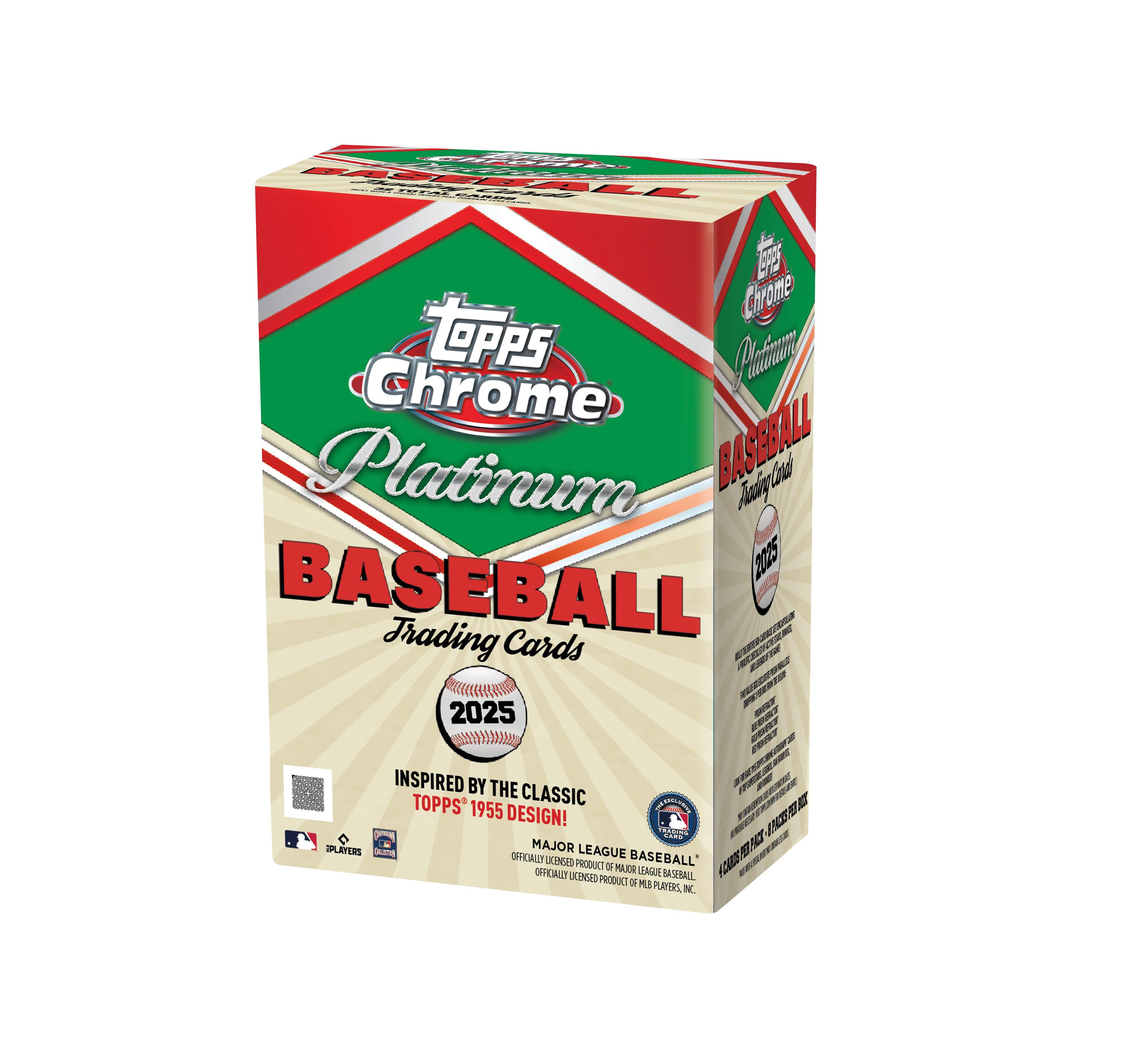 2025 Topps Chrome Platinum Anniversary Baseball Blaster Box