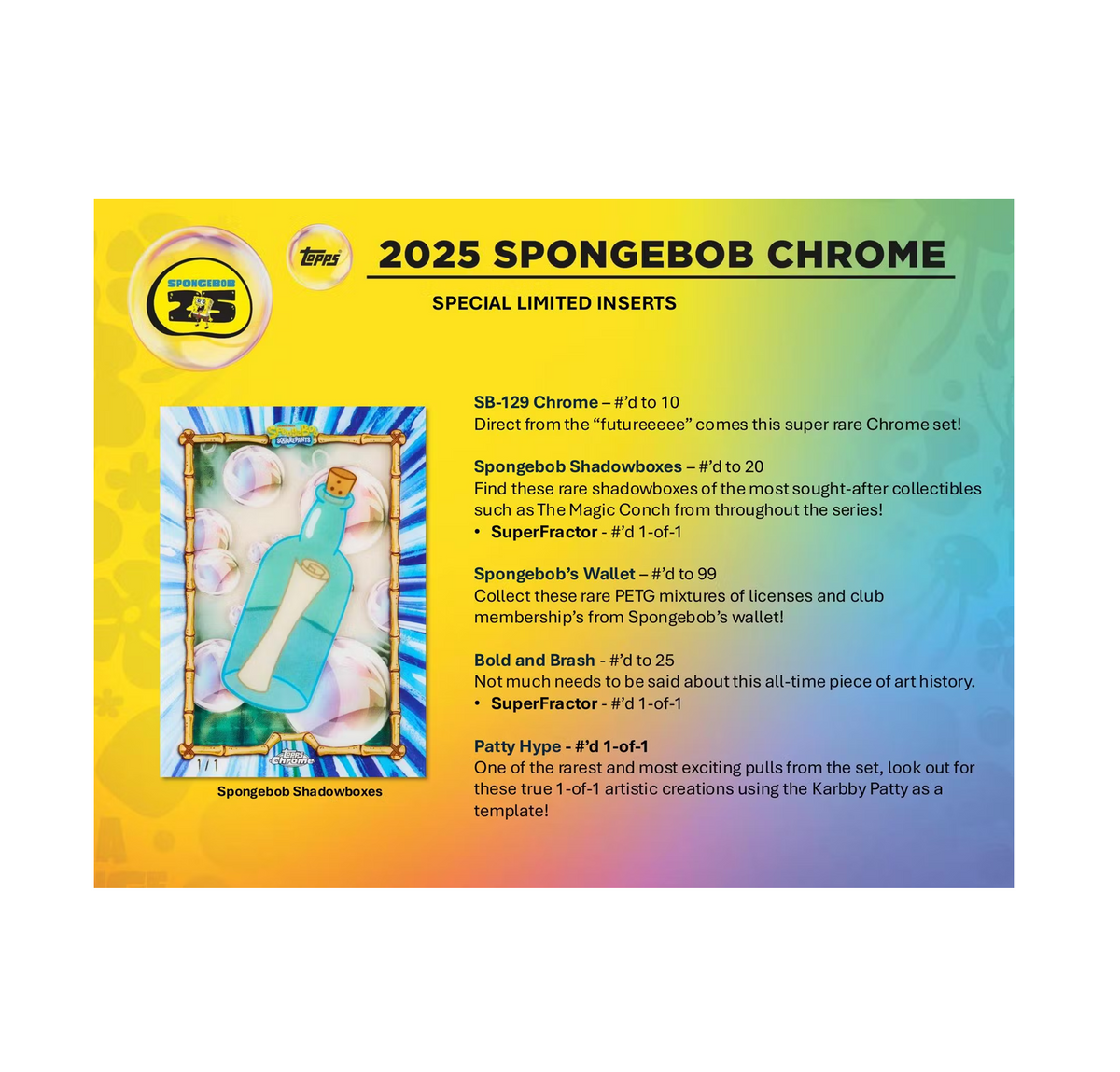 topps chrome spongebob booster box 2025 Topps Chrome Spongebob Squarepants 25th Anniversary Blaster Box – The  Awesome Card Shop