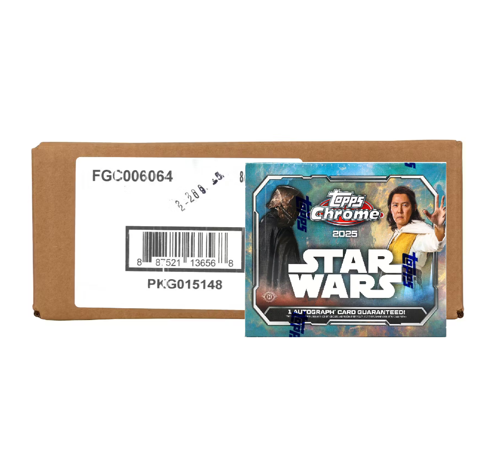 2025 Topps Chrome Star Wars Hobby 8-Box Case