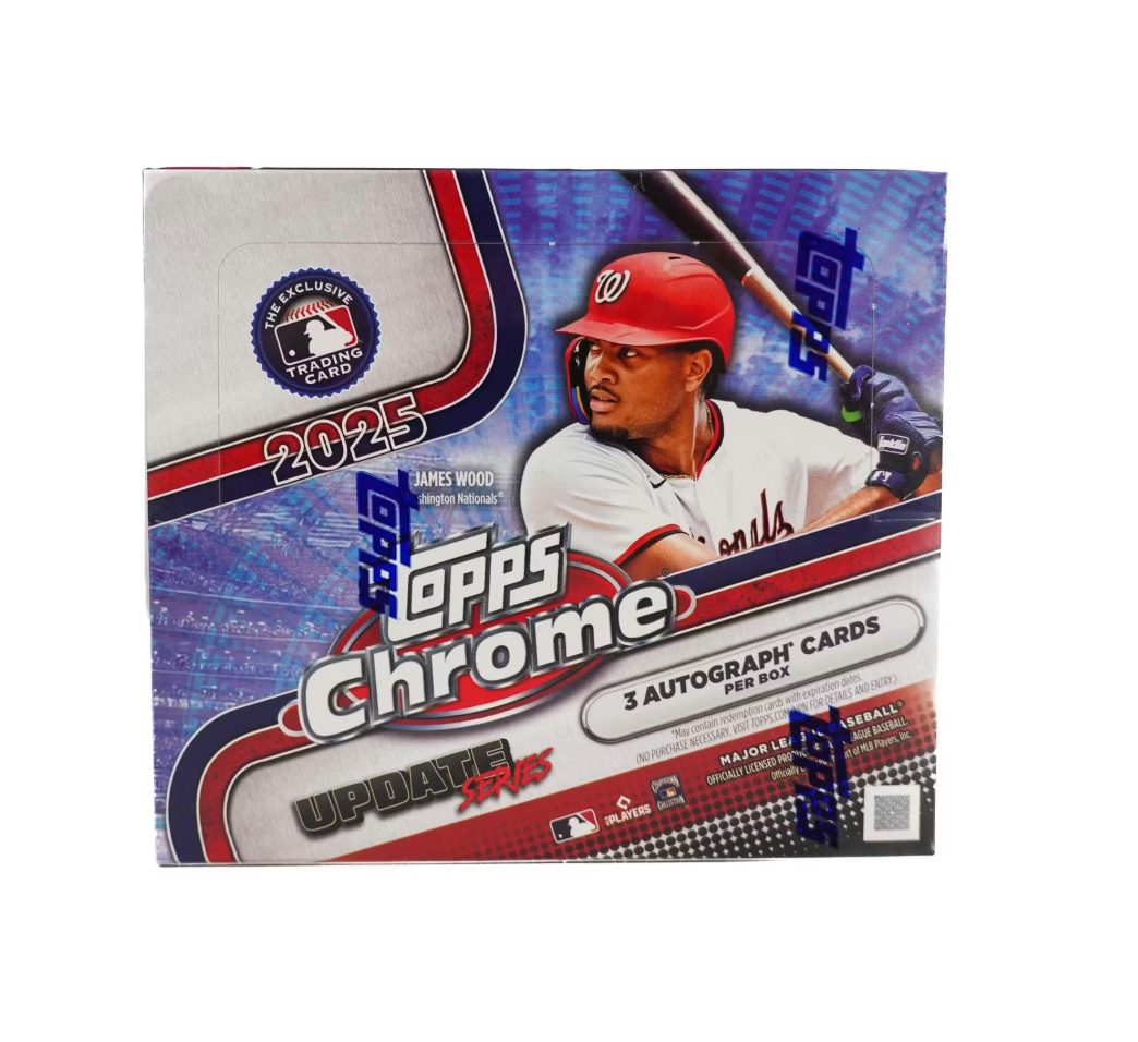 2025 Topps Chrome Update Series Baseball Jumbo Hobby Box