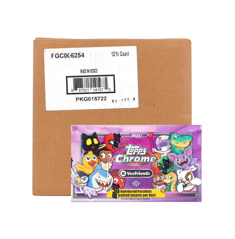 2025 Topps Chrome VeeFriends Hobby 12-Box Case
