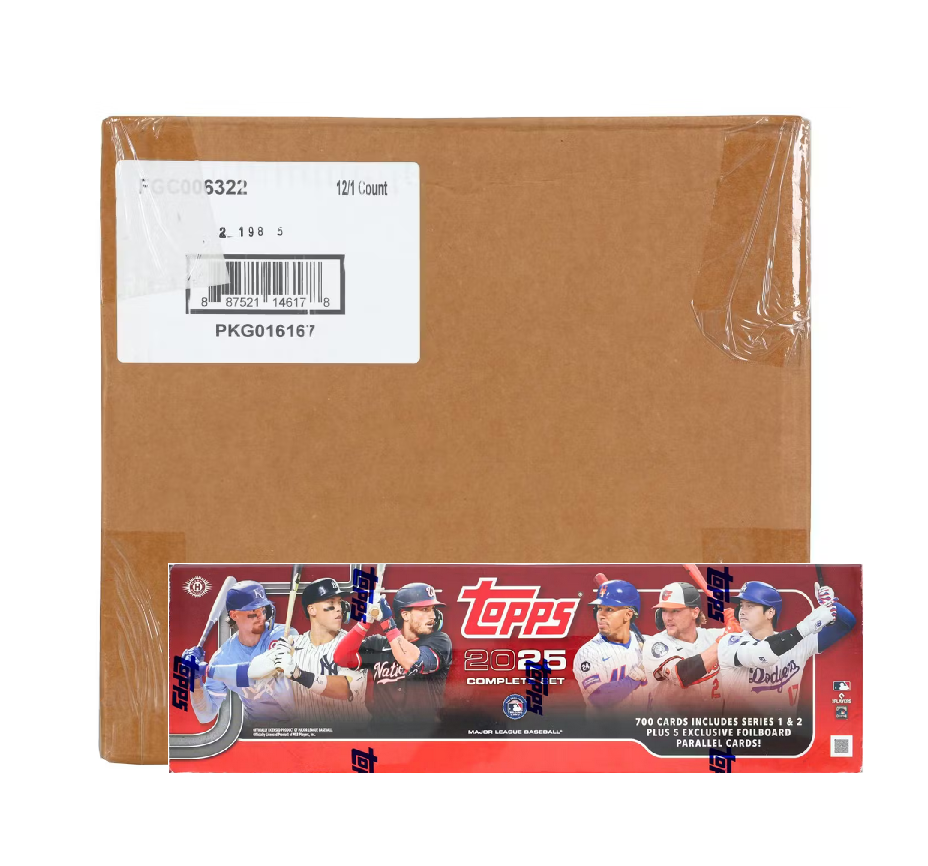 2025 Topps Complete Baseball Hobby Factory 12-Set Case