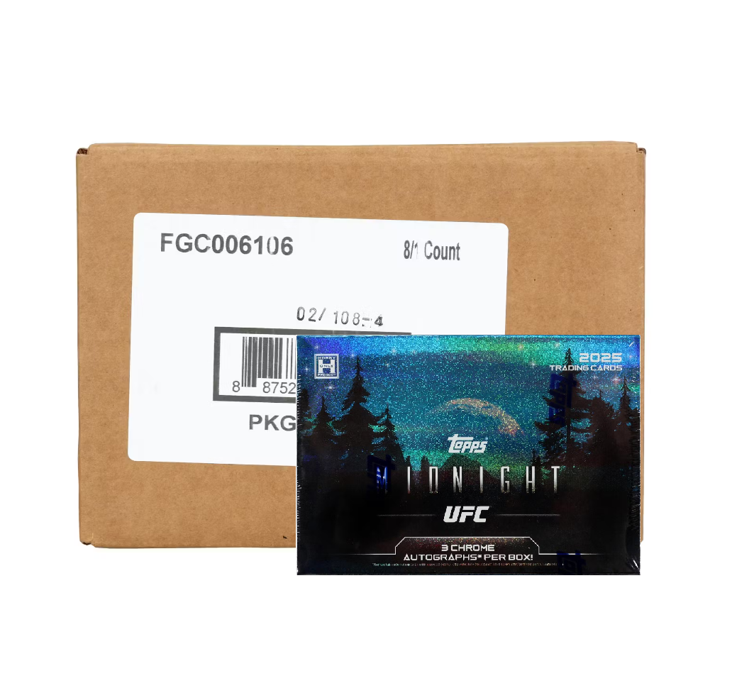 2025 Topps Midnight UFC Hobby 8-Box Case