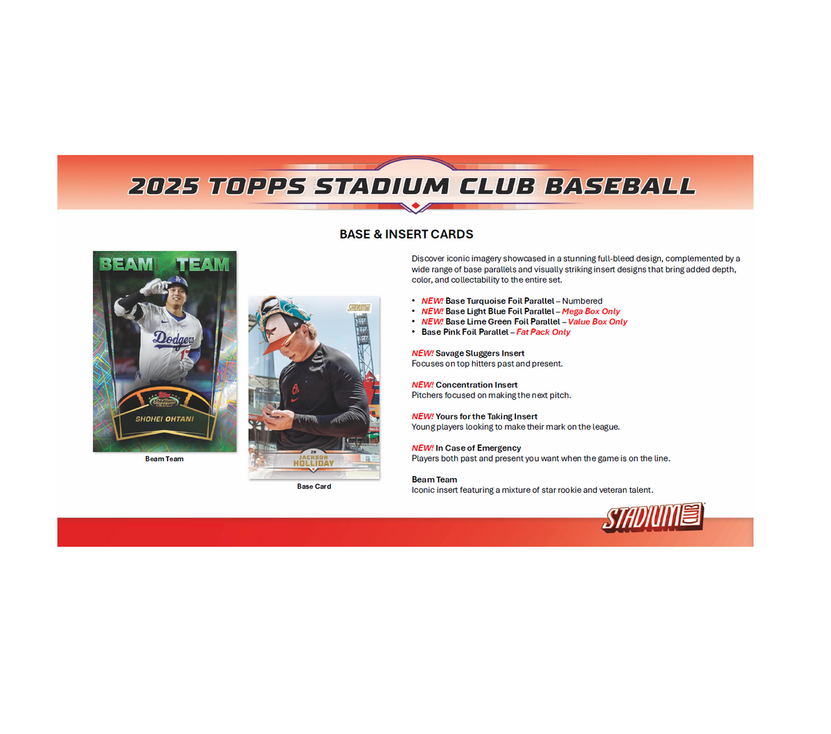 2025 Topps Stadium Club Baseball Mega Box – The Awesome Card Shop