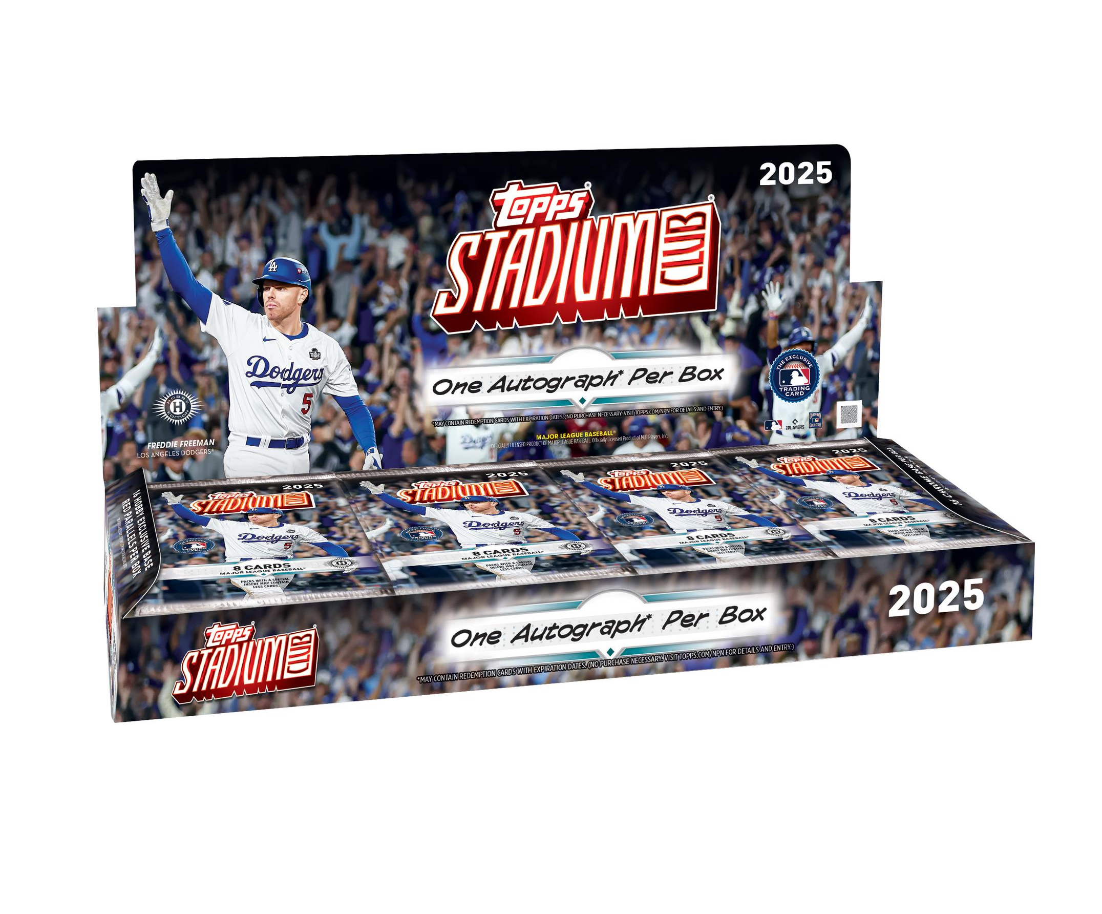 2025 Topps Stadium Club Baseball Hobby 16-Box Case