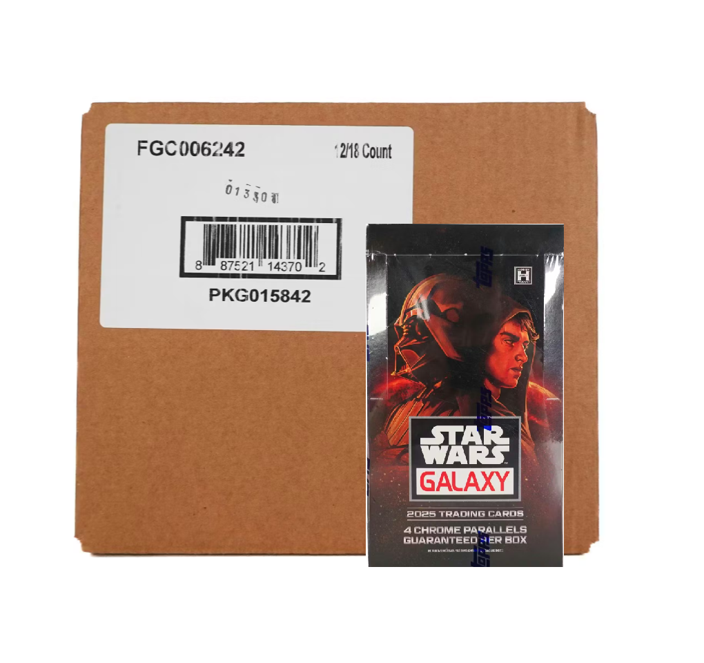 2025 Topps Star Wars Chrome Galaxy Hobby 12-Box Case