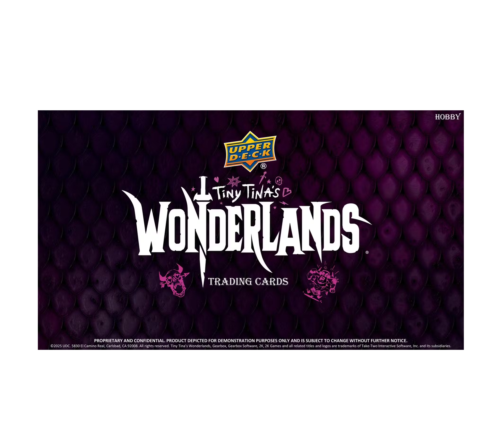 2025 Upper Deck Tiny Tina's Wonderlands Hobby Box