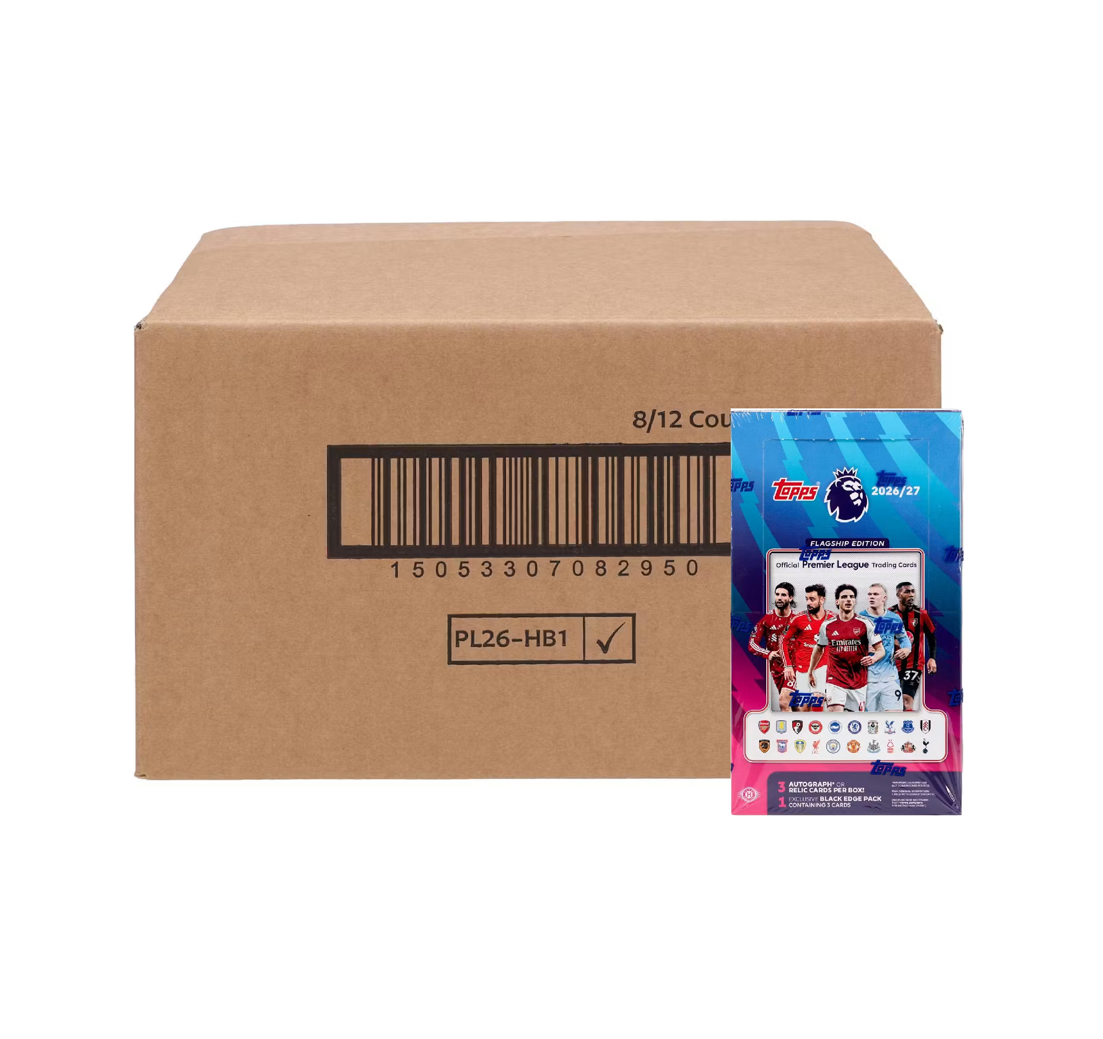 2026-27 Topps English Premier League Soccer Hobby 12-Box Case