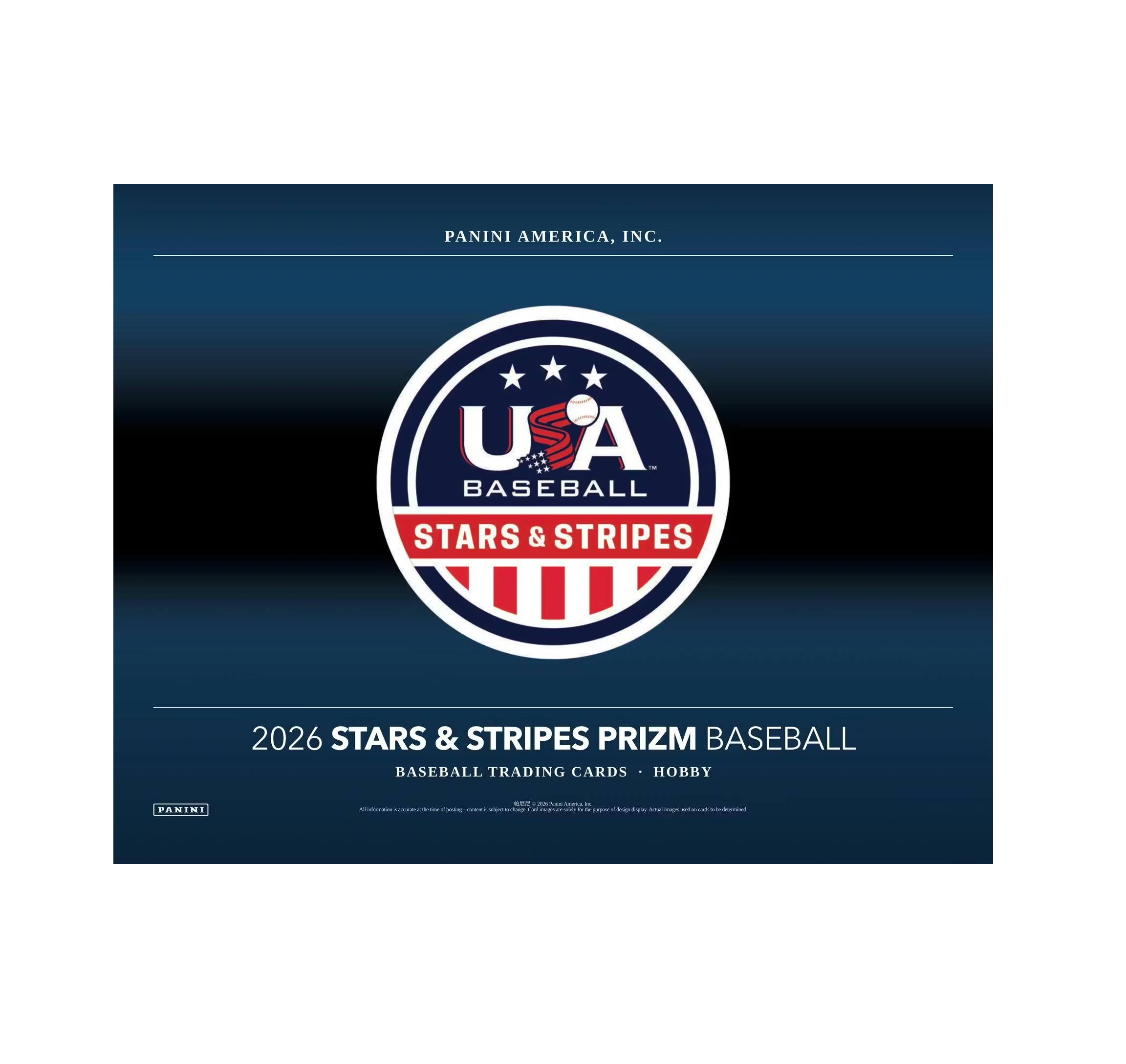 2026 Panini Stars and Stripes Prizm Baseball Hobby Box