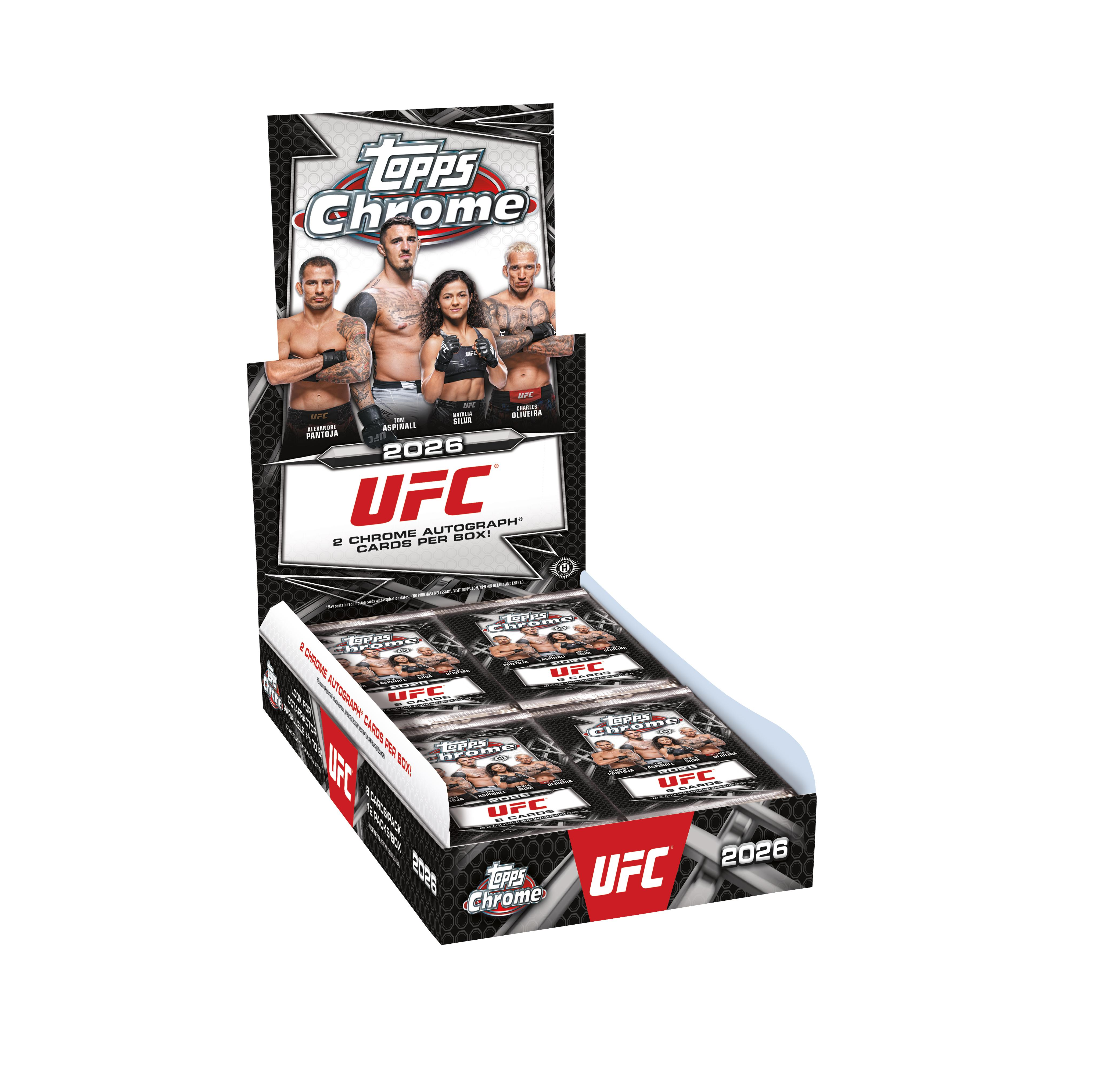 2026 Topps Chrome UFC Hobby Box