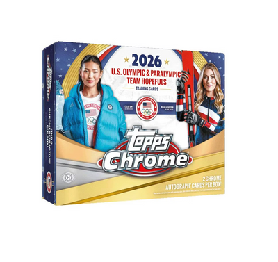 2026 Topps Chrome US Olympic & Paralympic Hopefuls Hobby Box