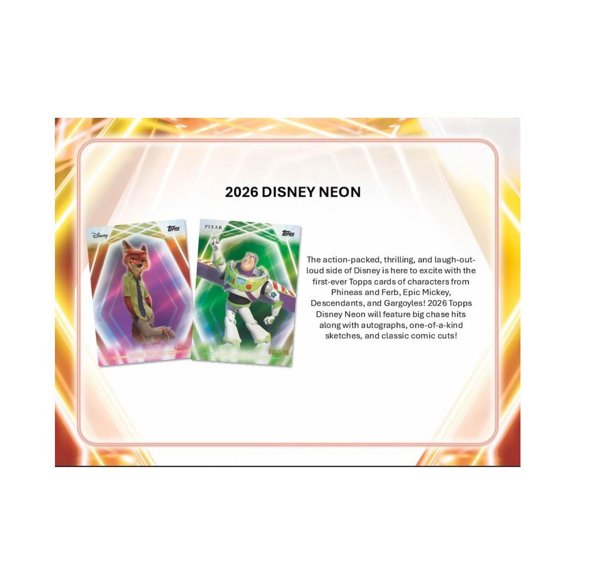 2026 Topps Disney Neon Hobby Box – The Awesome Card Shop