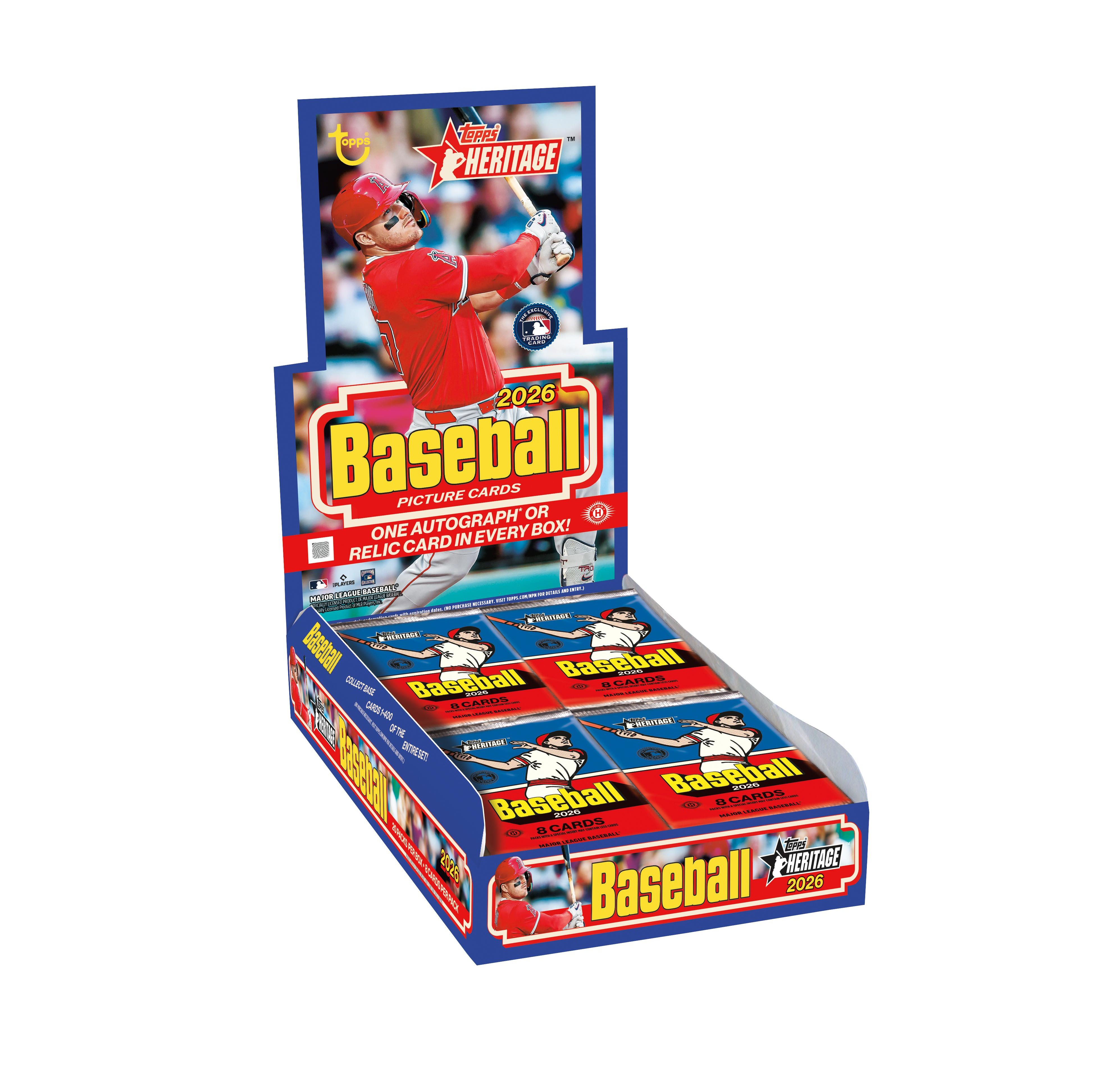 2026 Topps Heritage Baseball Hobby 12-Box Case