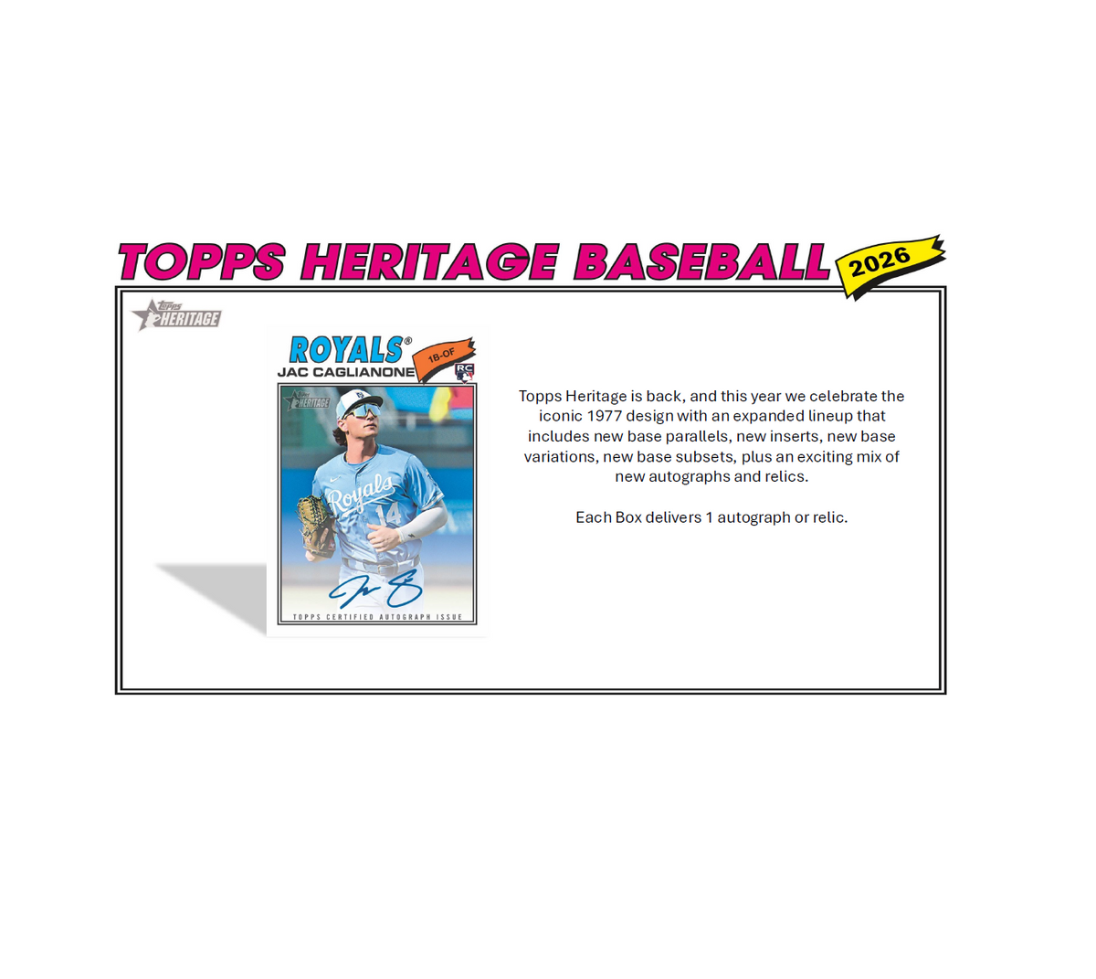 2026 Topps Heritage Baseball Hobby Box – The Awesome Card Shop