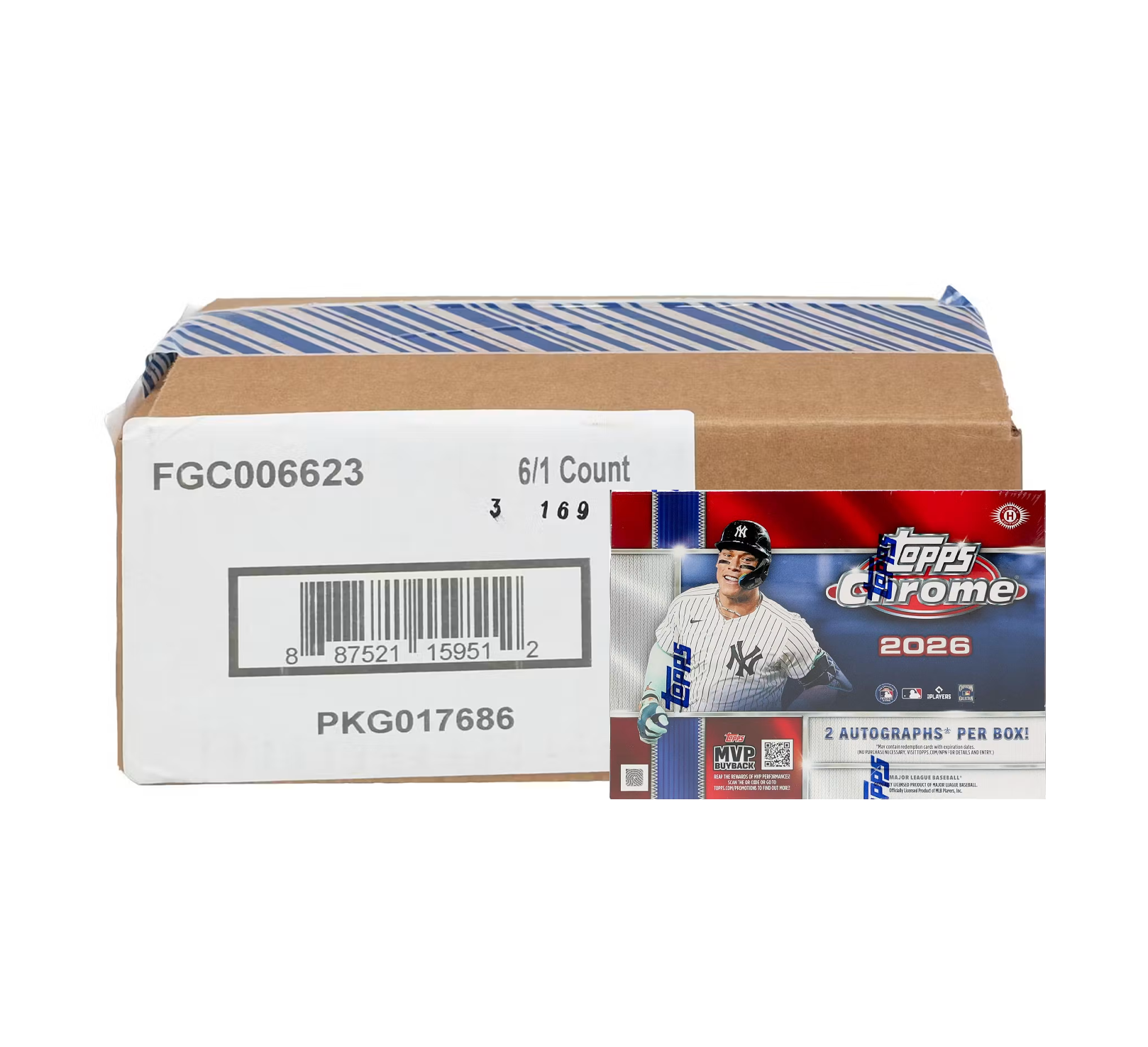 2026 Topps Chrome Baseball Breaker's Delight 6-Box Case