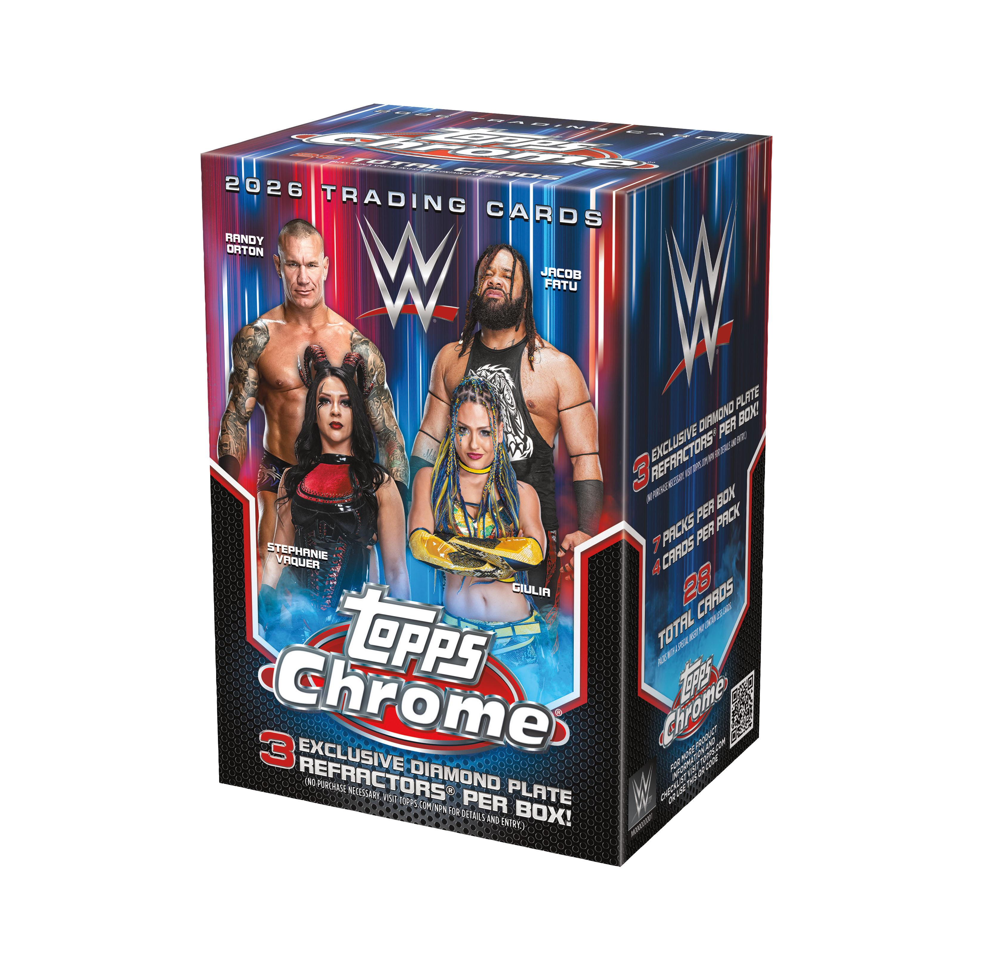 2026 Topps Chrome WWE Blaster 40-Box Case