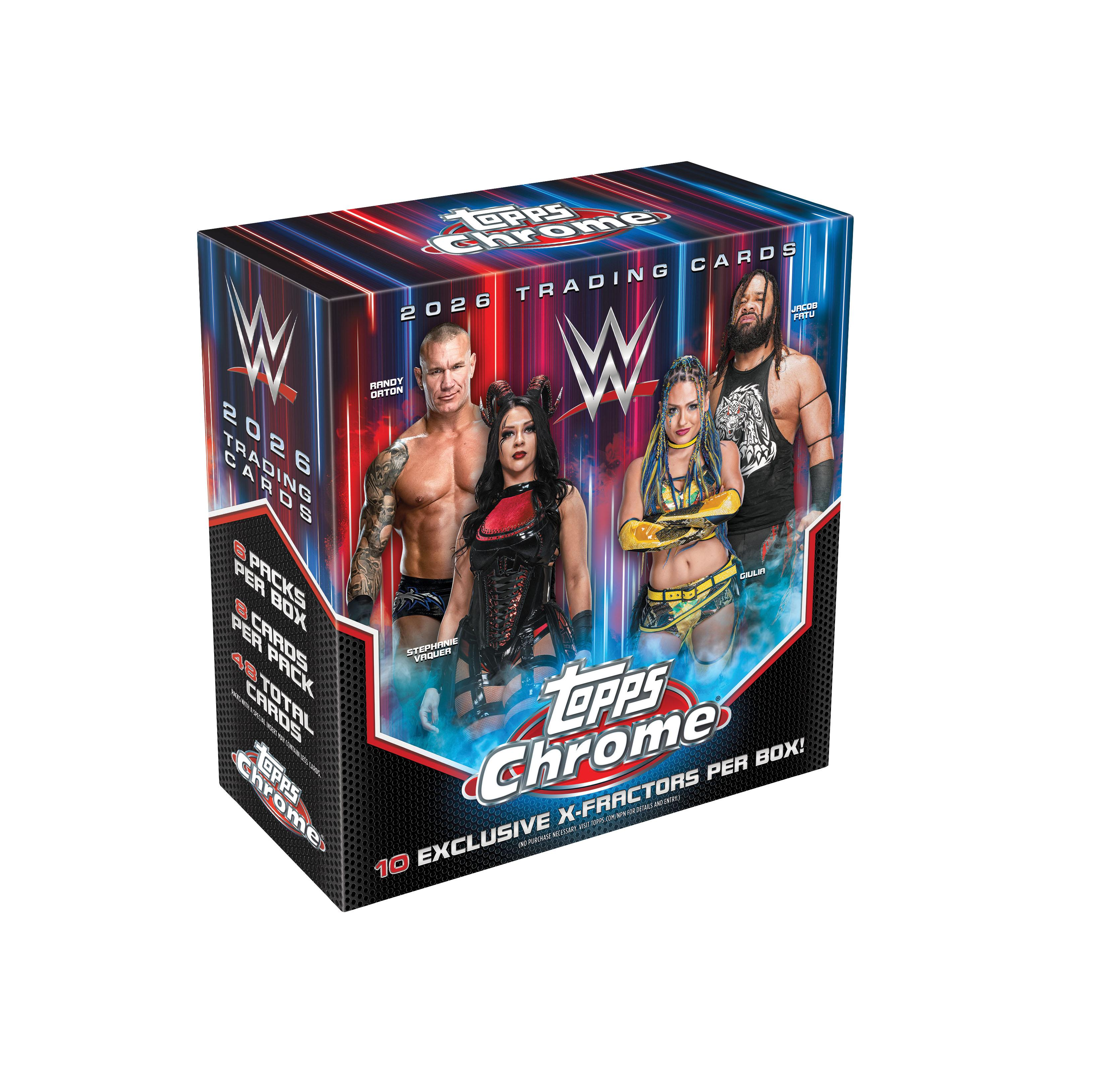 2026 Topps Chrome WWE Mega Box