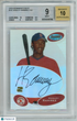 2003 Bowman's Best Hanley Ramirez FY #HR BGS 9