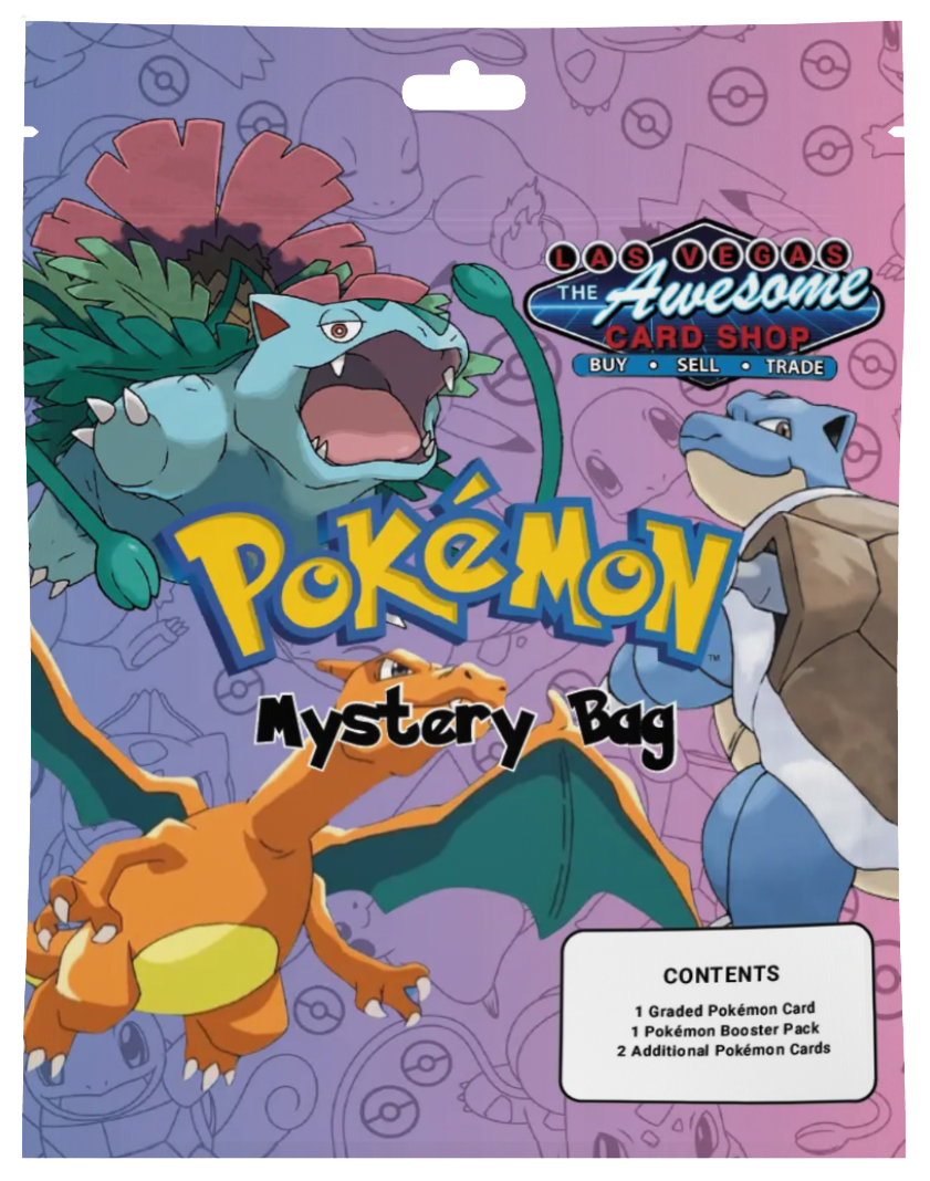 Pokémon Mystery Bag – Graded Card, Booster Pack & More!