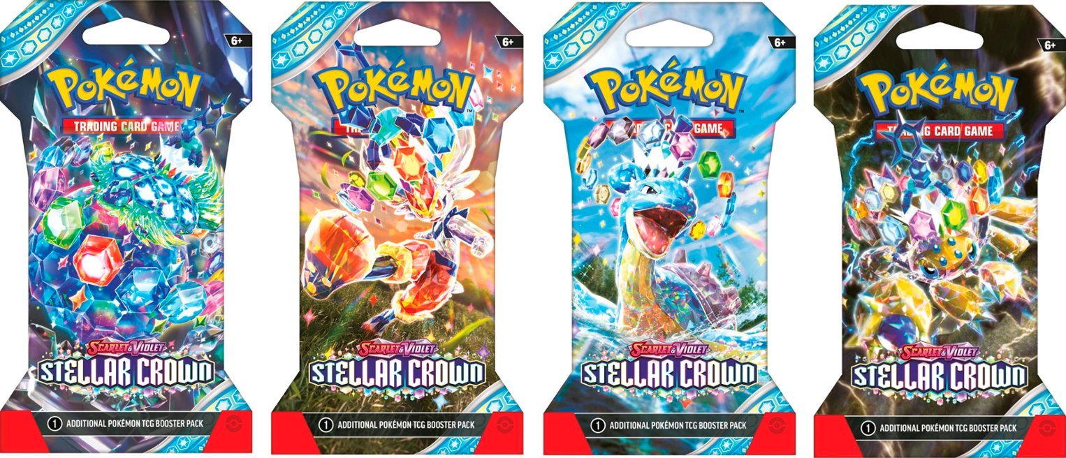 Pokémon Scarlet & Violet: Stellar Crown Sleeved Booster Pack