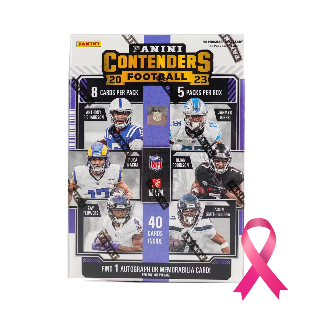 2023 Panini Contenders Football 5-Pack Hobby Blaster Box (Blue Parallels!)