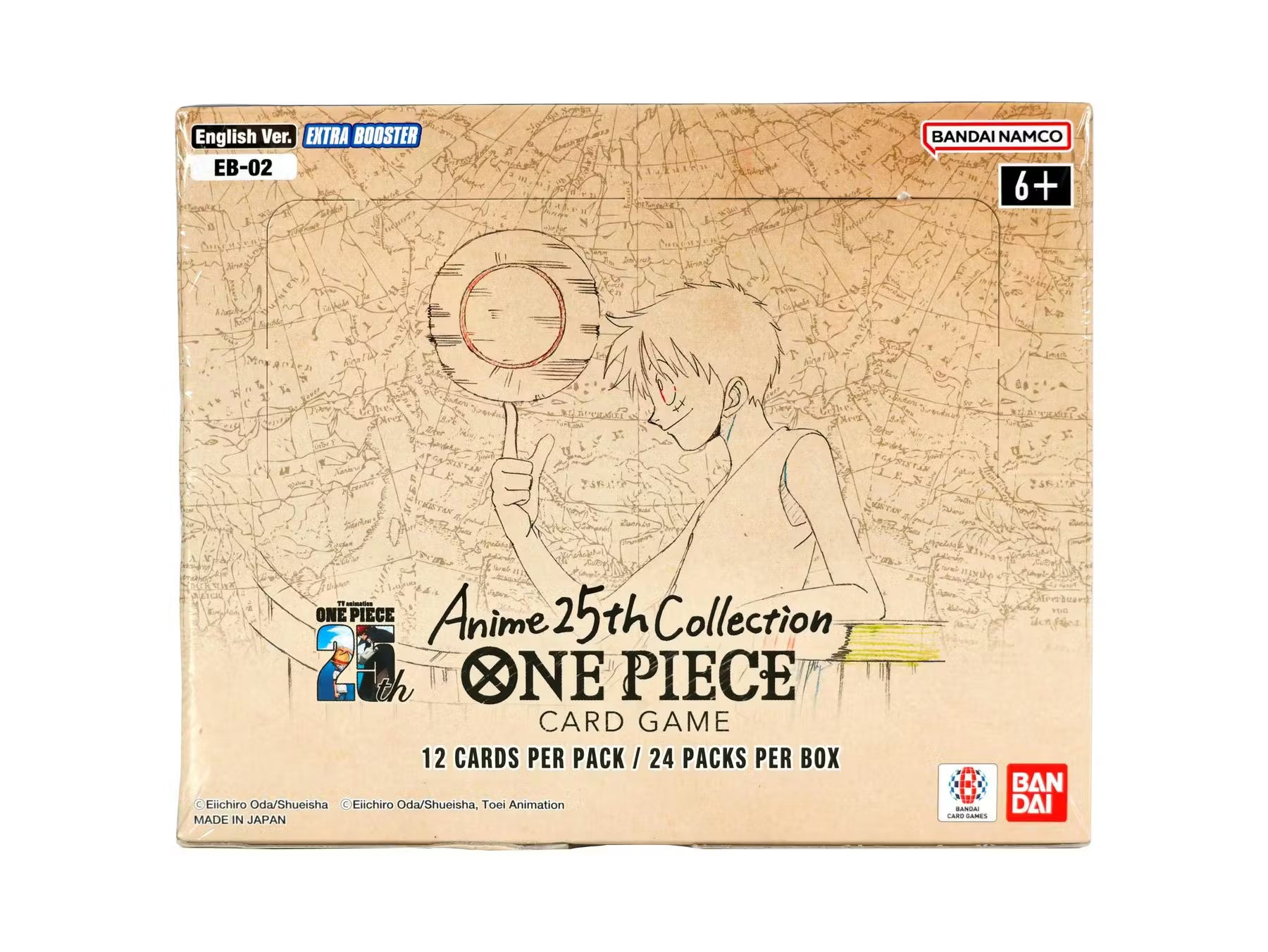One Piece TCG: Extra Booster Anime 25th Collection (EB-02) Booster Box