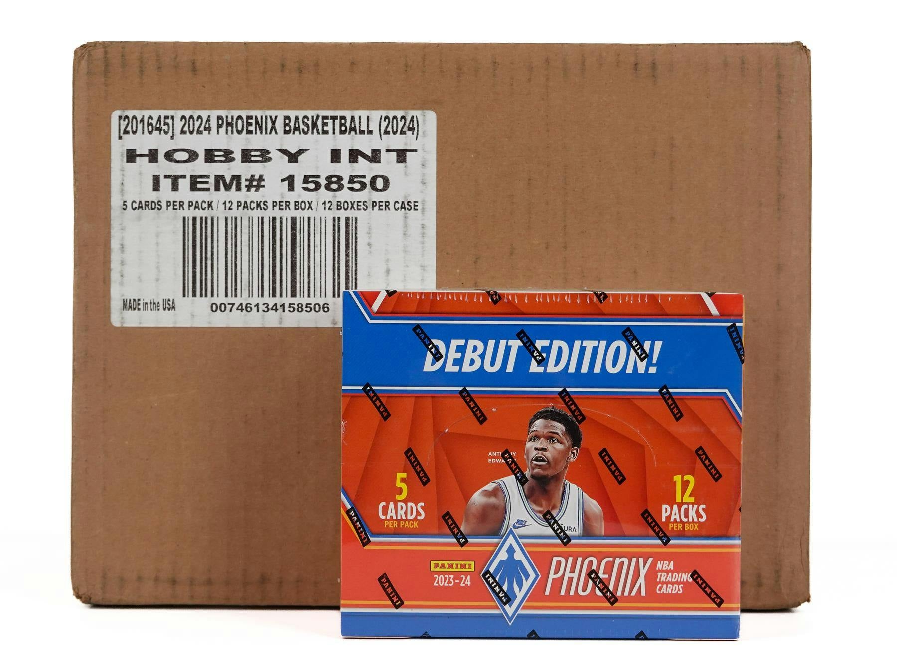 2023/24 Panini Phoenix Basketball International Hobby 12-Box Case