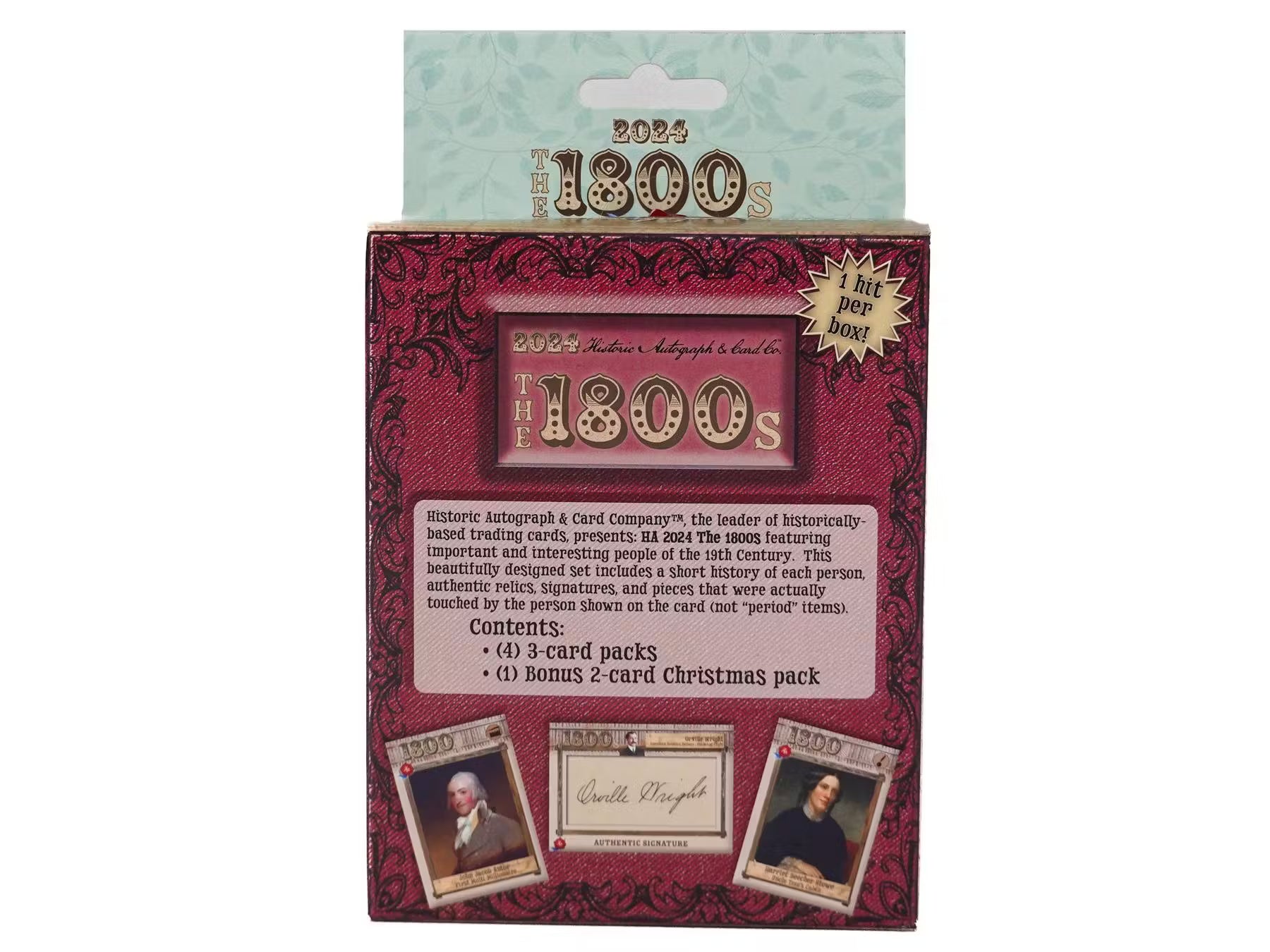 The 1800s Trading Cards Hobby Box (Historic Autographs 2024)